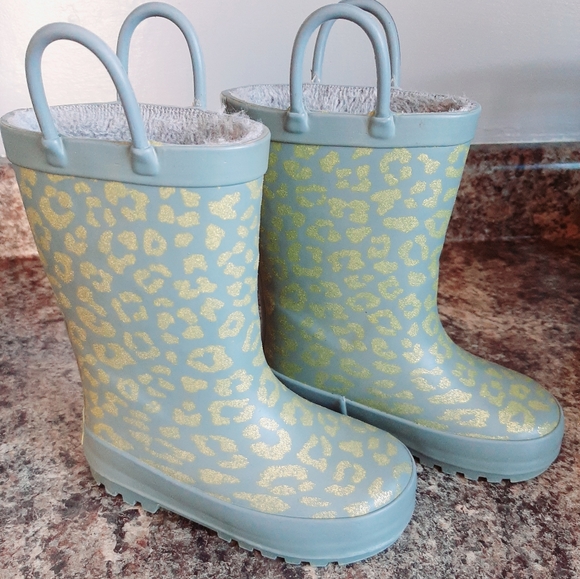 Toddler Animal Print Rain Boots - Picture 1 of 8